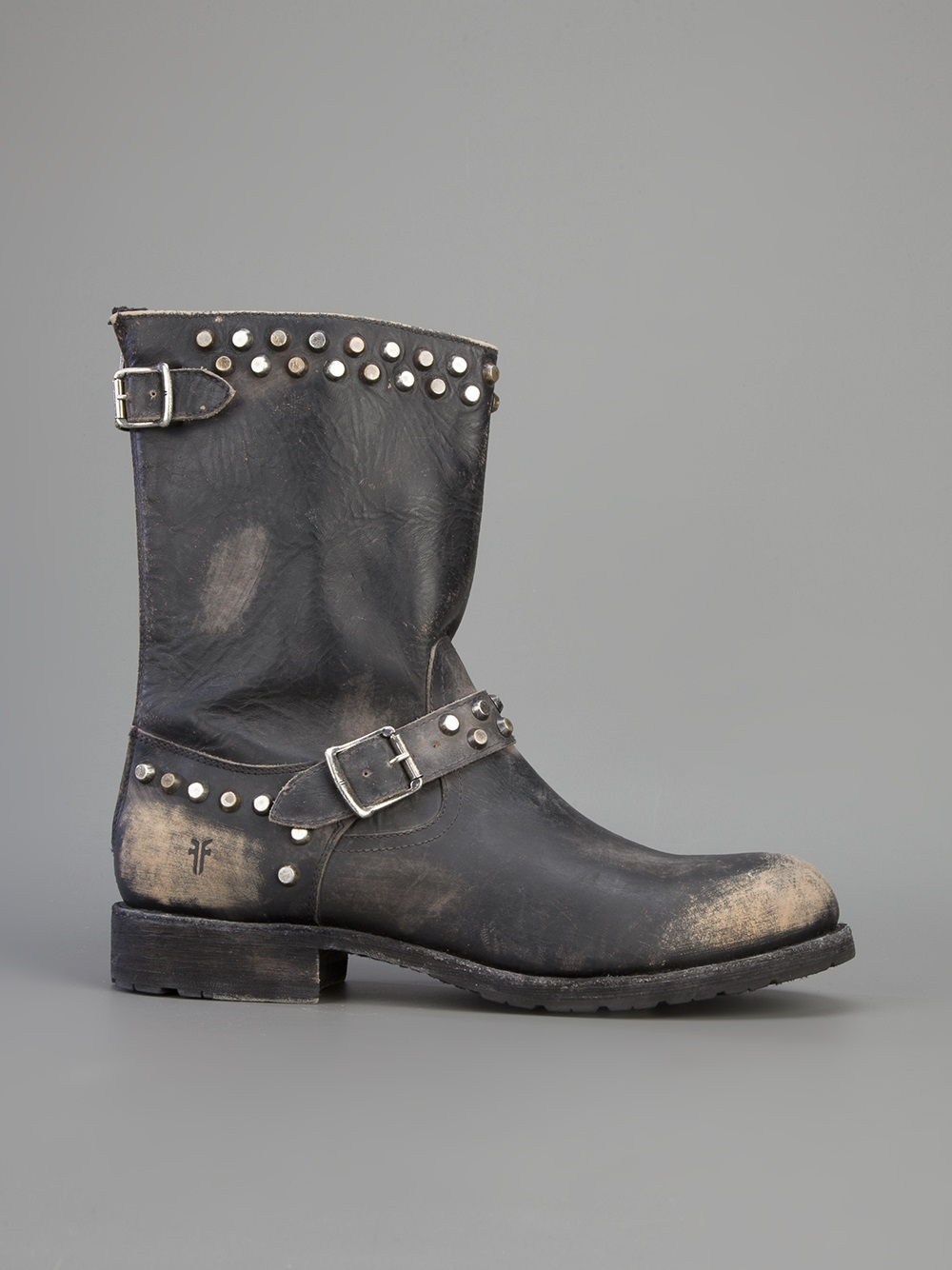 studded frye boots