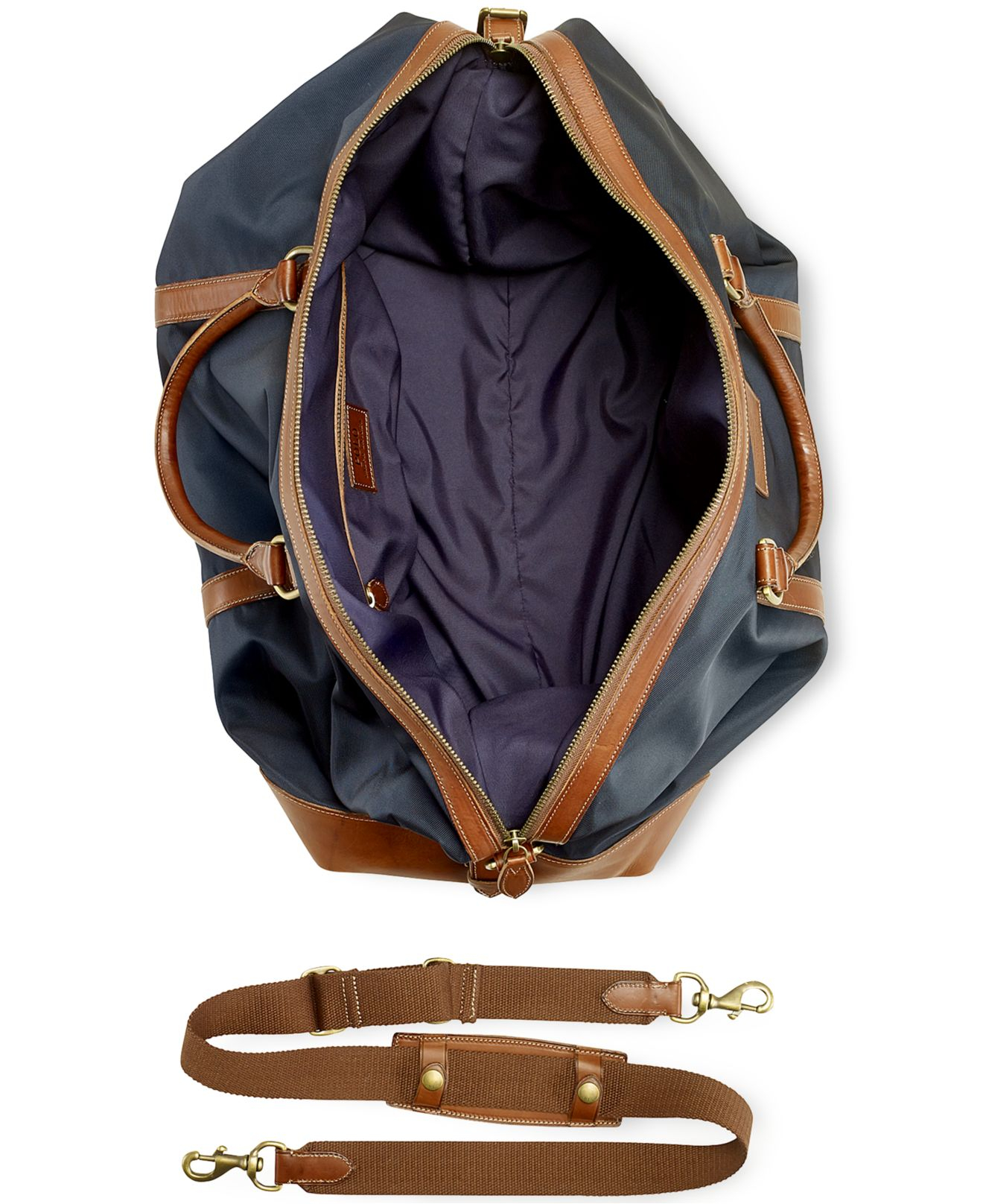 Navy Blue Polo Duffle Bag Keweenaw Bay Indian Community