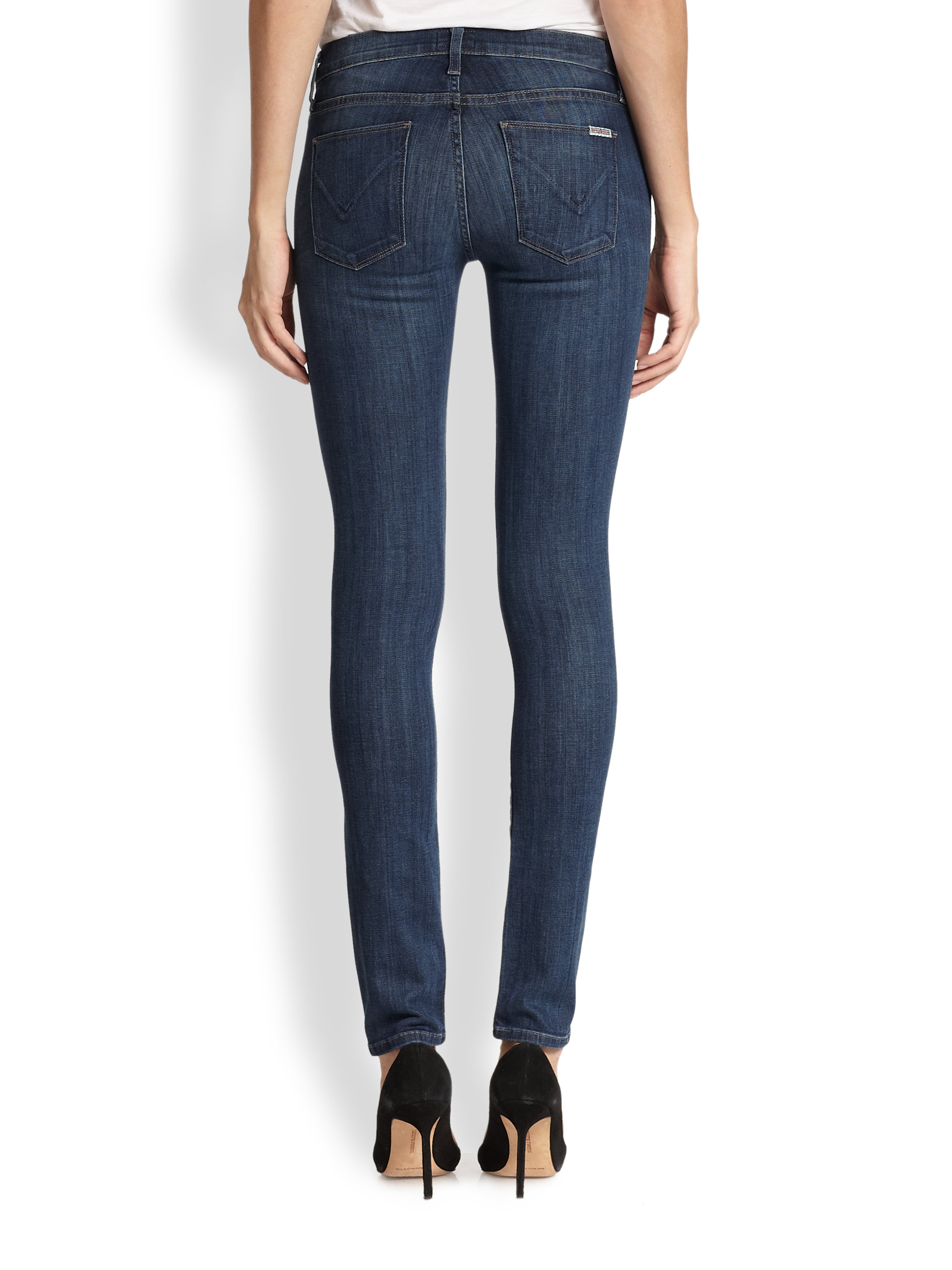 Hudson Jeans Colette Skinny Jeans in Blue - Lyst