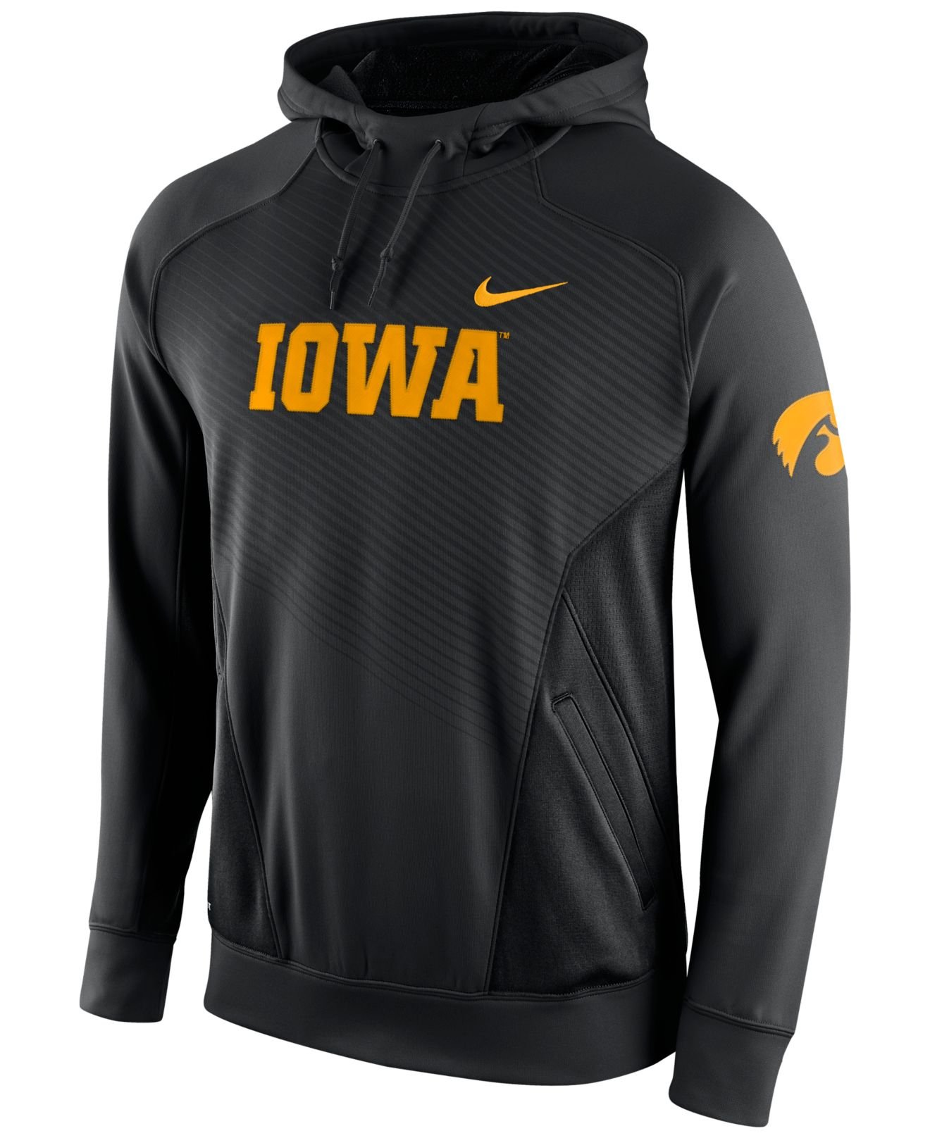Nike Mens Iowa Hawkeyes Performance Graphic Hero Hoodie in Black for ...