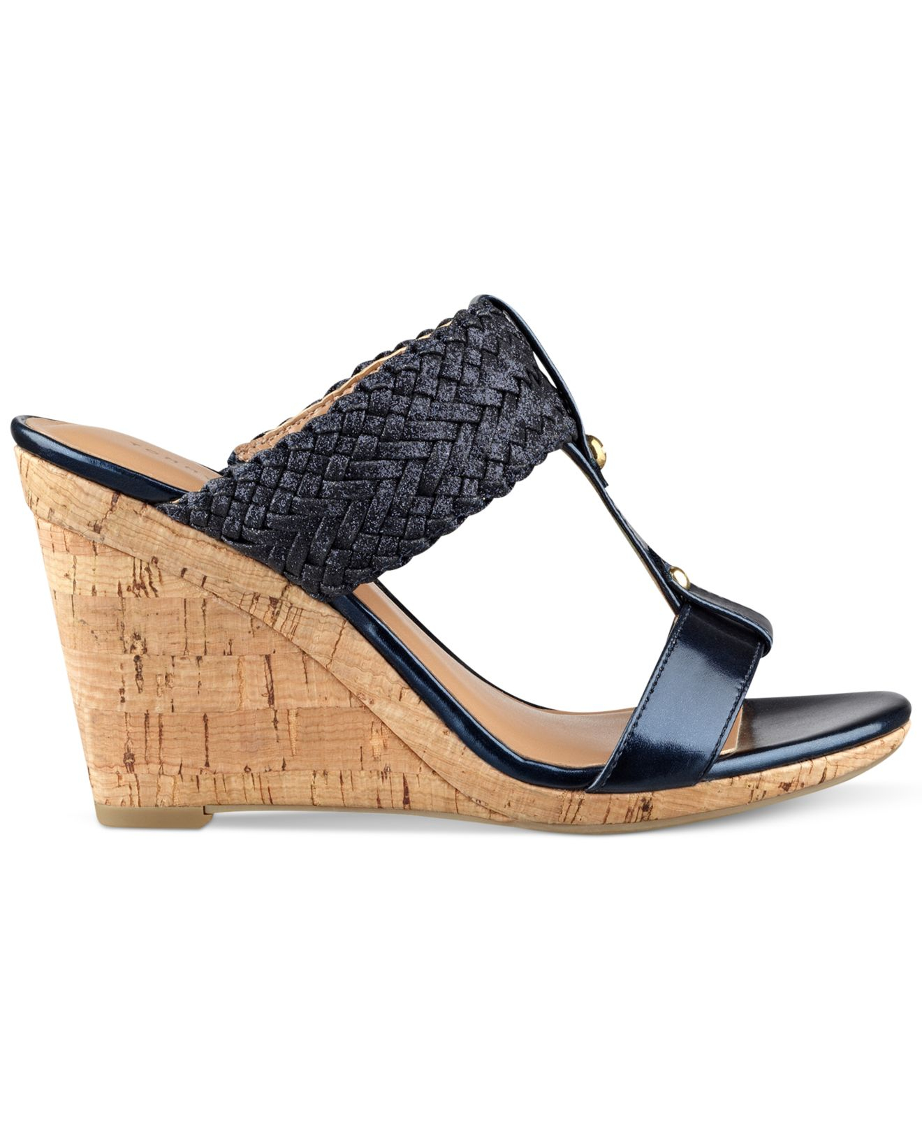 womans wedge sandals hilfiger s eleona wedge sandals in blue lyst womans wedge sandals hilfiger s eleona wedge sandals in blue lyst