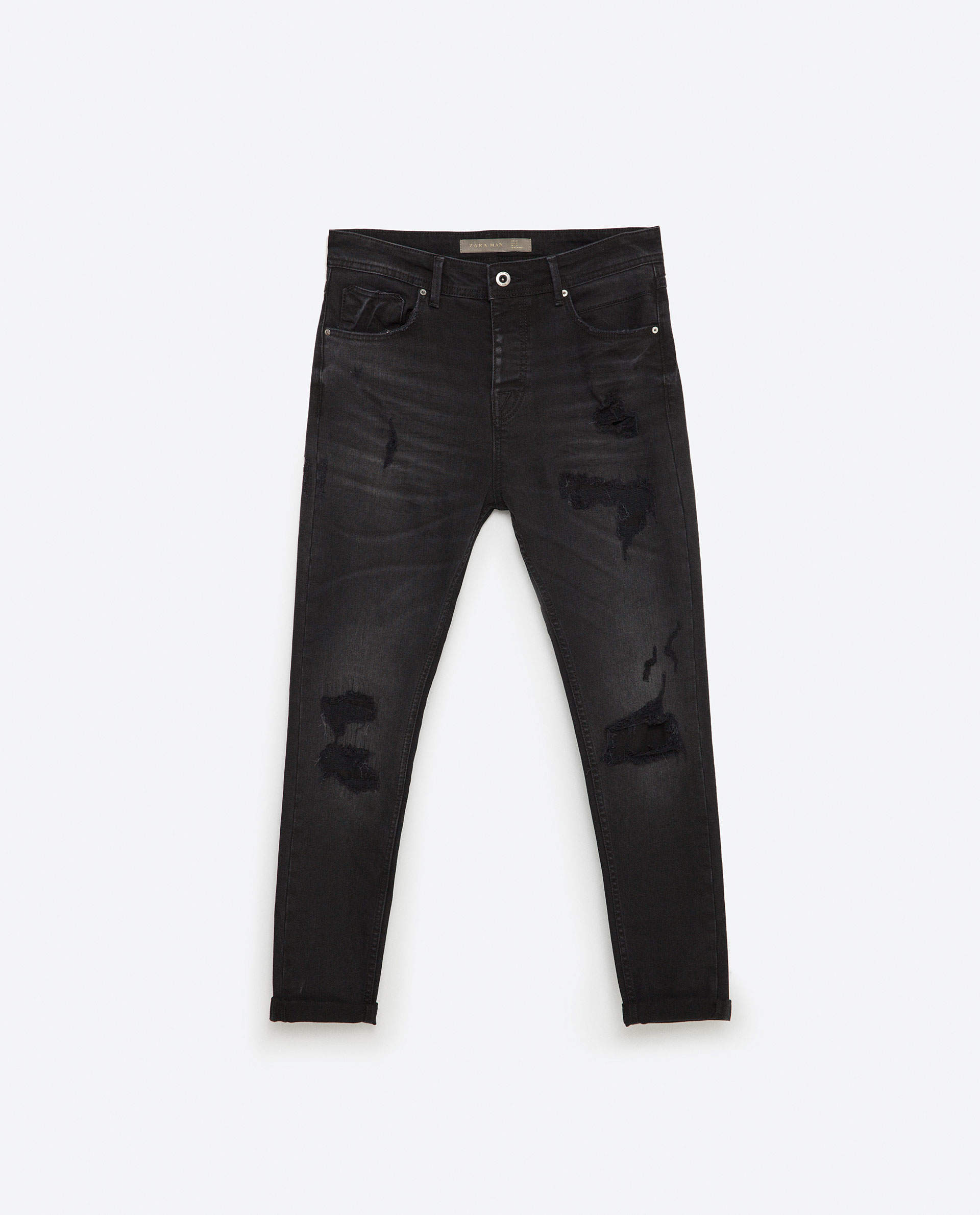 Zara New Carrot Jeans in Black for Men | Lyst