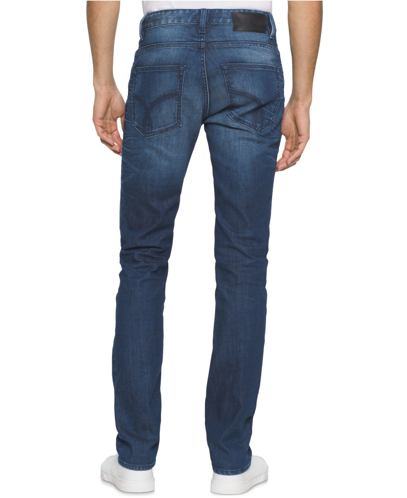 Calvin klein jeans Men's Slim-straight Fit Jeans in Blue for Men | Lyst