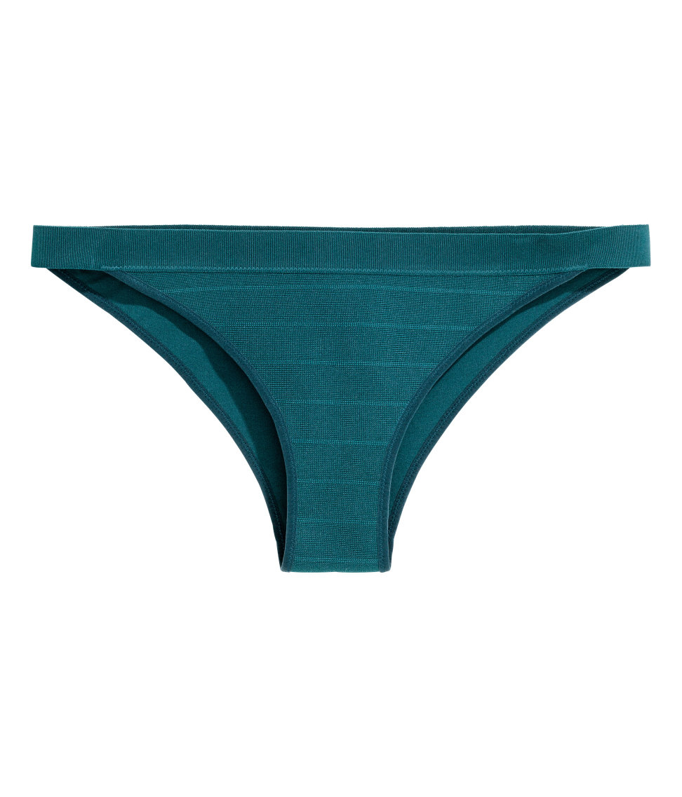teal bikini bottoms