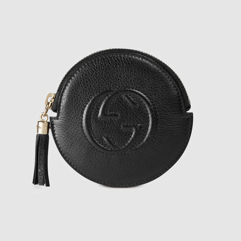 gucci leather coin purse