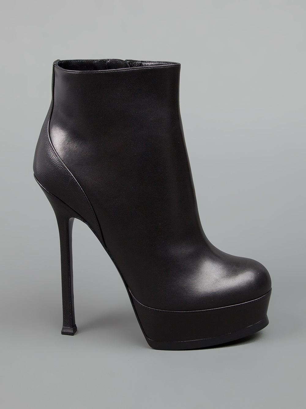 saint laurent platform ankle boots