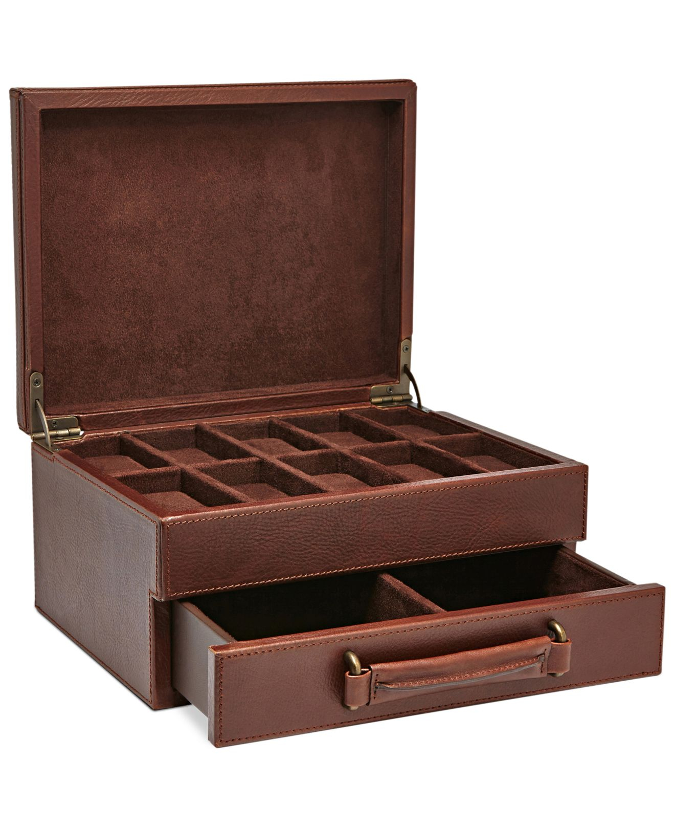 Fossil Estate Ten-Piece Watch Box in 