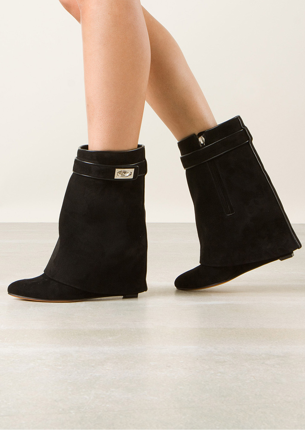 givenchy shark lock boots sizing