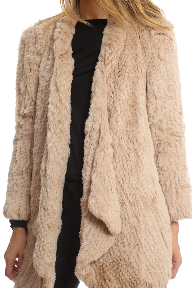 H Brand Ashleigh Rabbit Fur Coat In, Fur Coats Ottawa