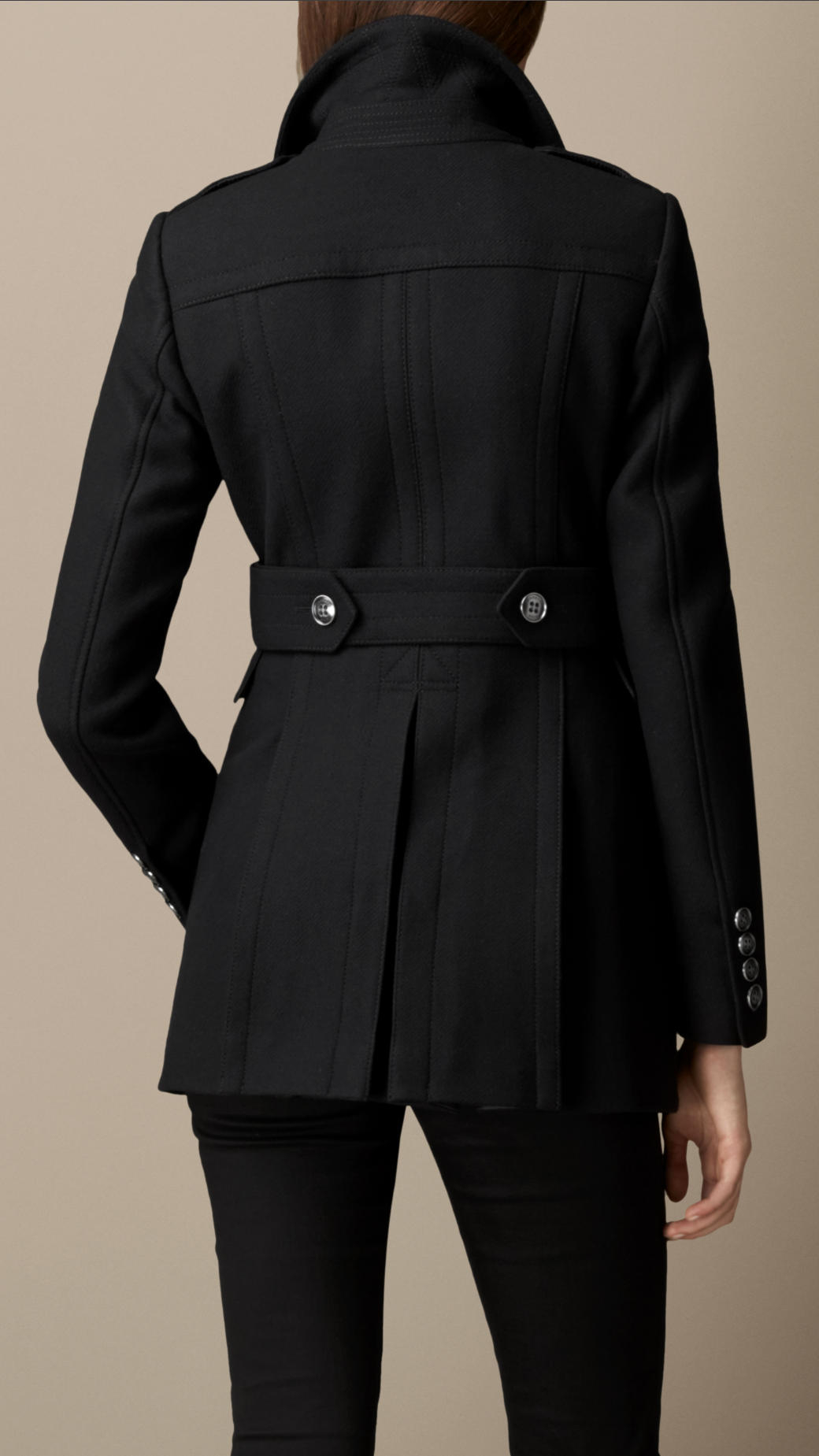 burberry pea coat womens