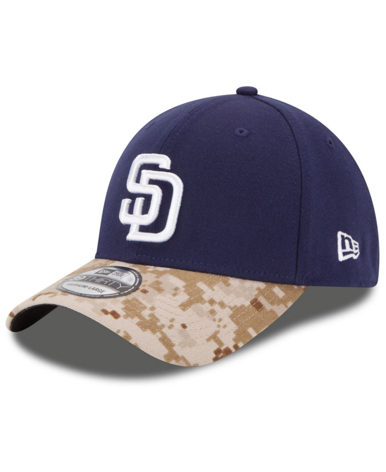 KTZ San Diego Padres Memorial Day 39Thirty Cap in Navy (Blue) for Men