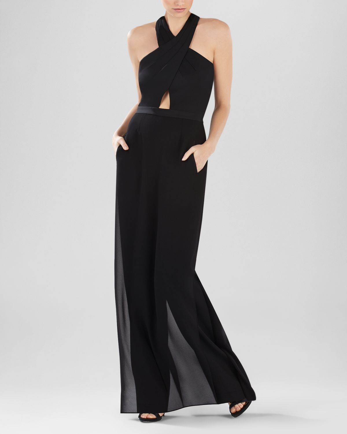 bcbgmaxazria black jumpsuit