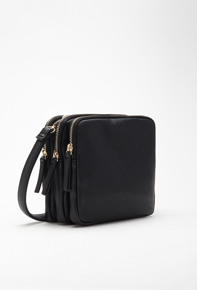multi compartment crossbody purse