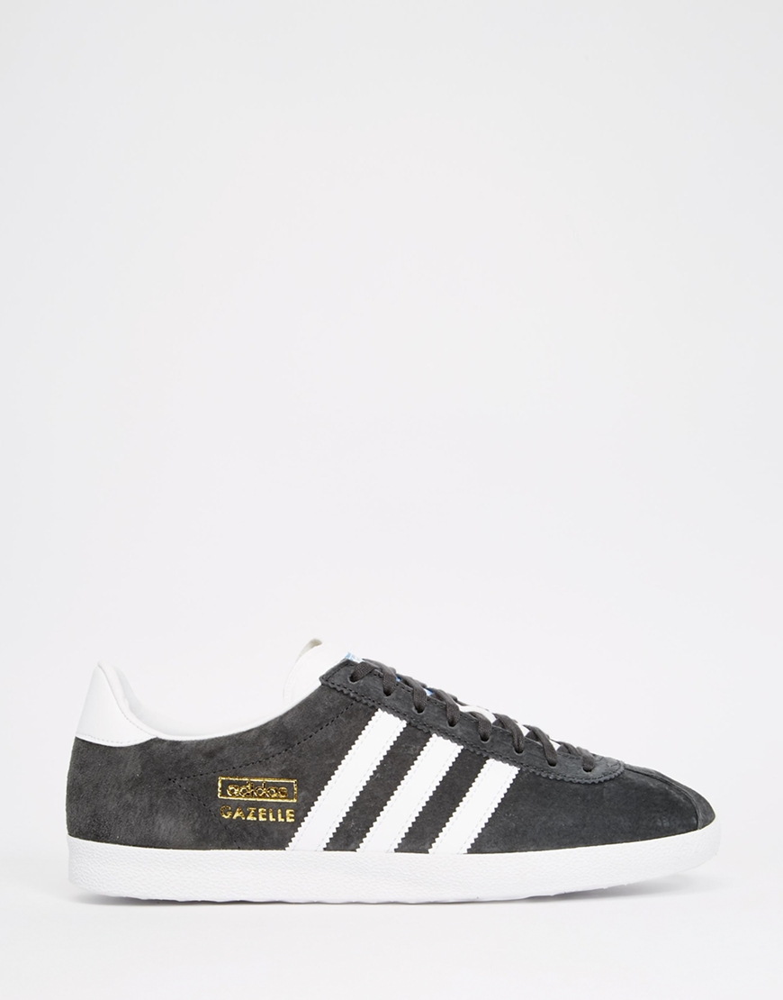 mens adidas grey gazelle og trainers