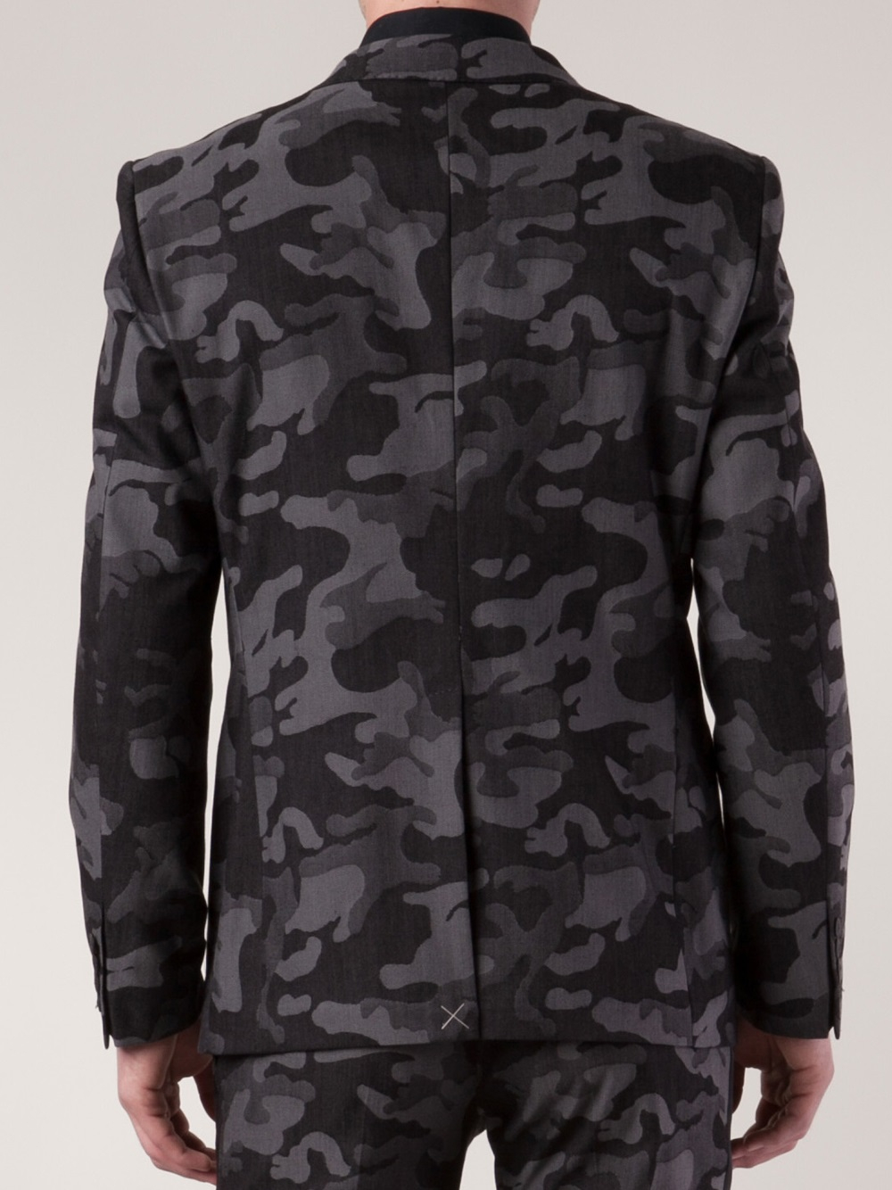 Lyst - Tonello Camouflage Print Blazer in Gray for Men