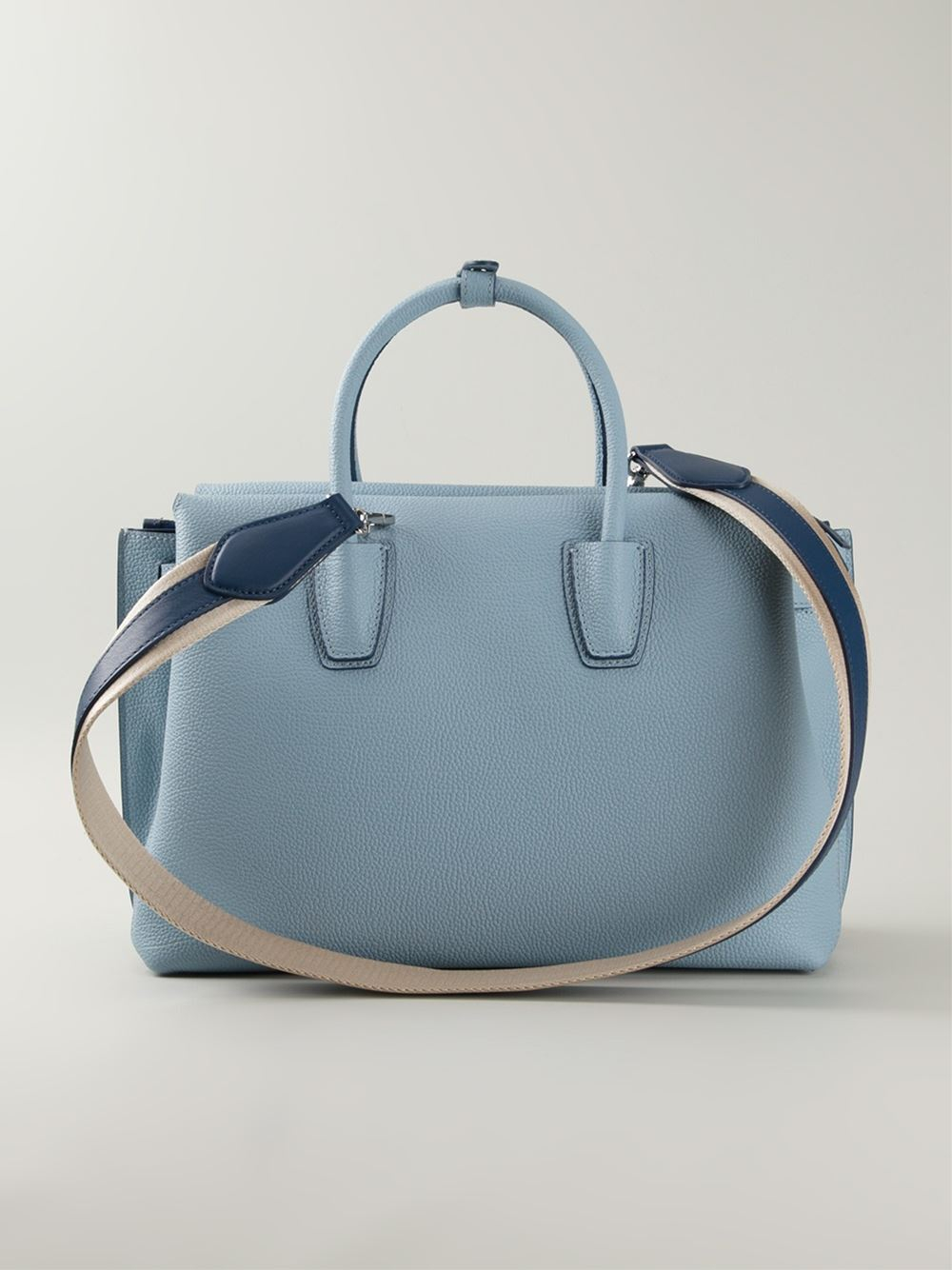MCM Blue Leather Milla Park Avenue Satchel at 1stDibs  nordstrom mcm bags,  mcm authenticity card, mcm milla tote