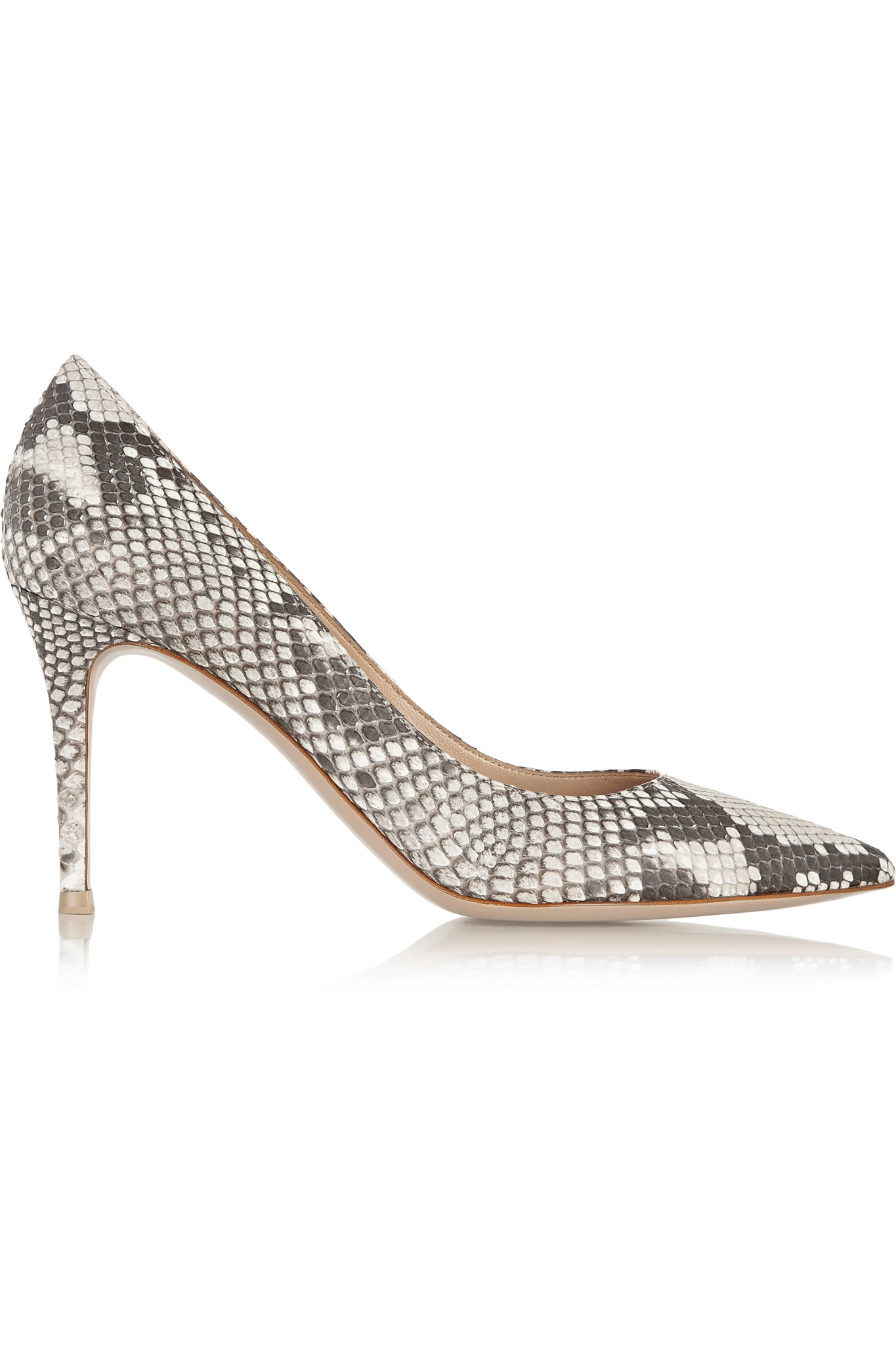 Gianvito Rossi Python Pumps in Snake 