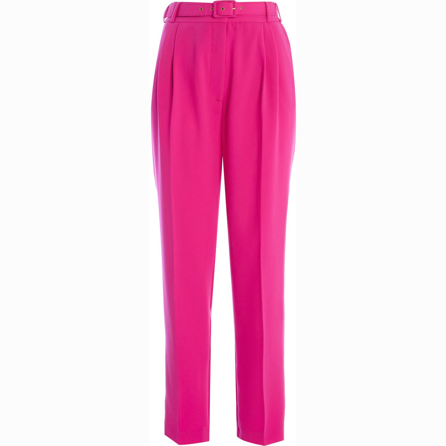 pink high waisted trousers