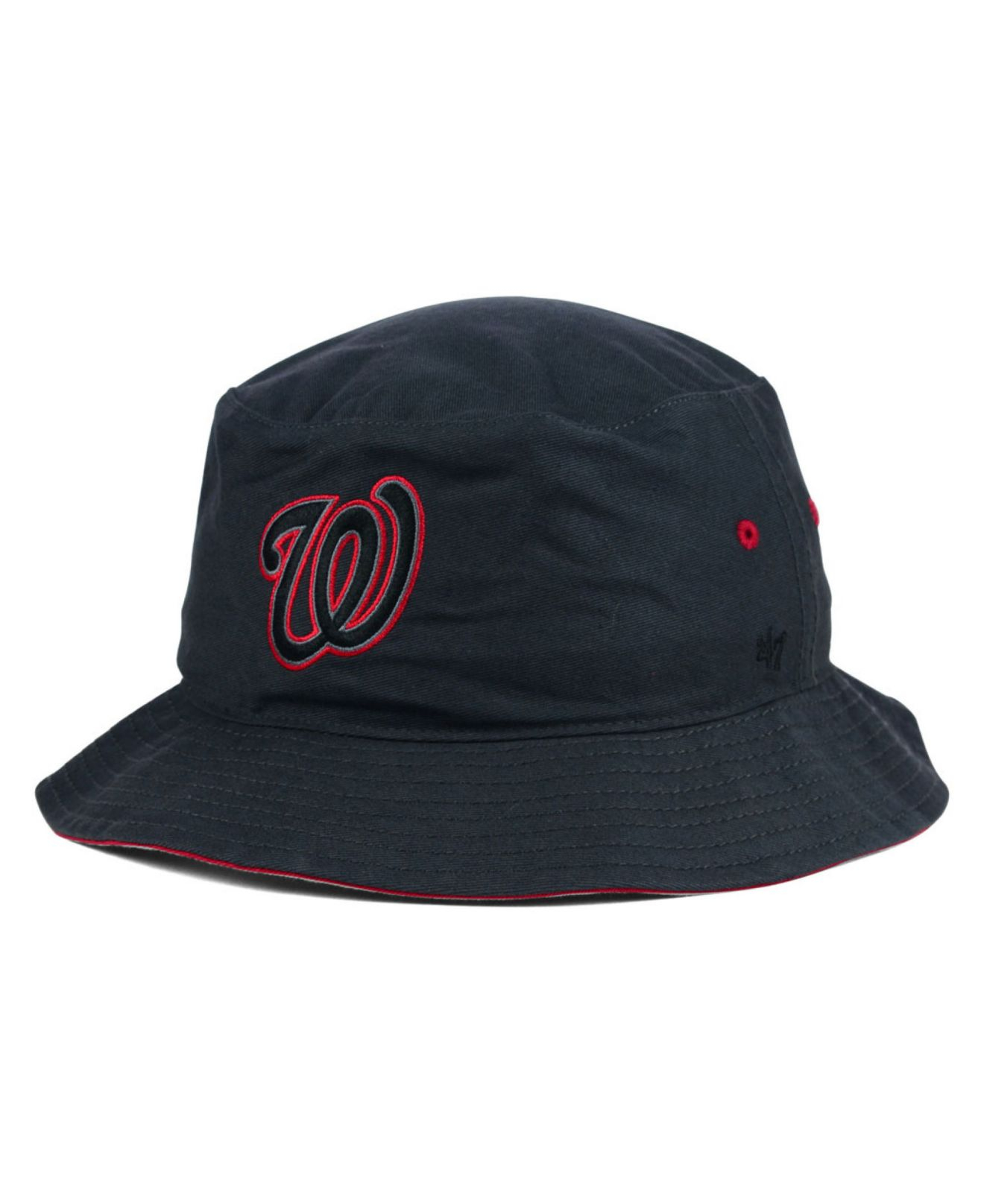 47 Brand Washington Nationals Turbo Bucket Hat in Gray | Lyst