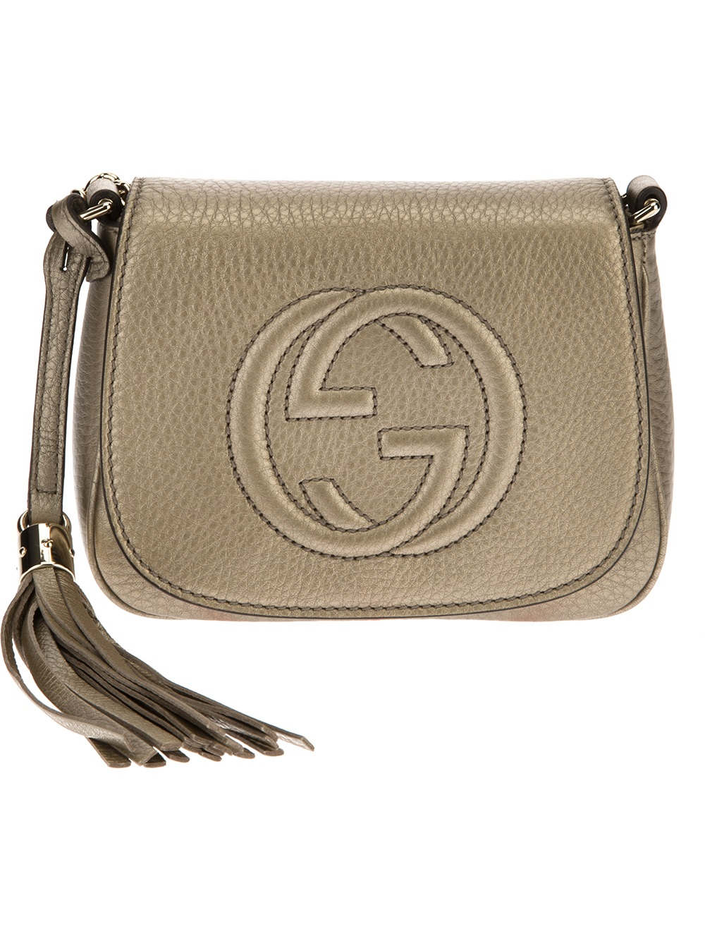gucci gold shoulder bag