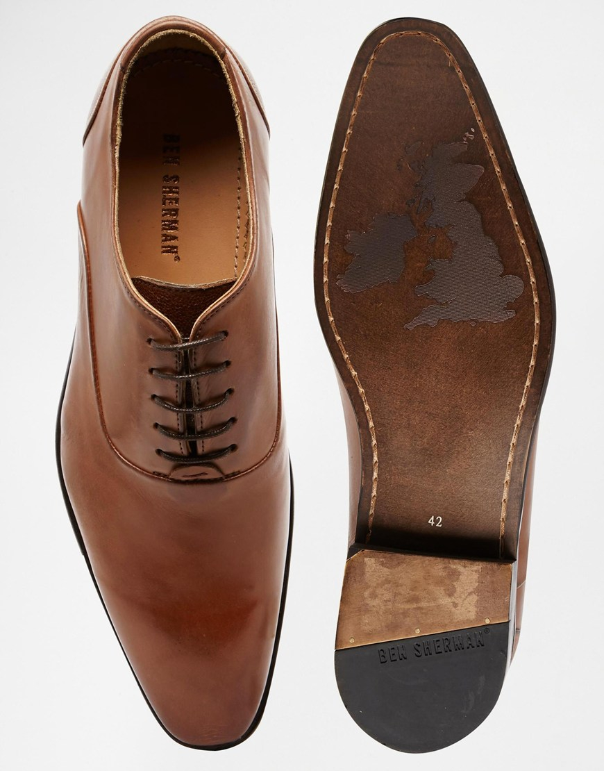 Lyst Ben Sherman Iley Oxford Shoes in Brown for Men