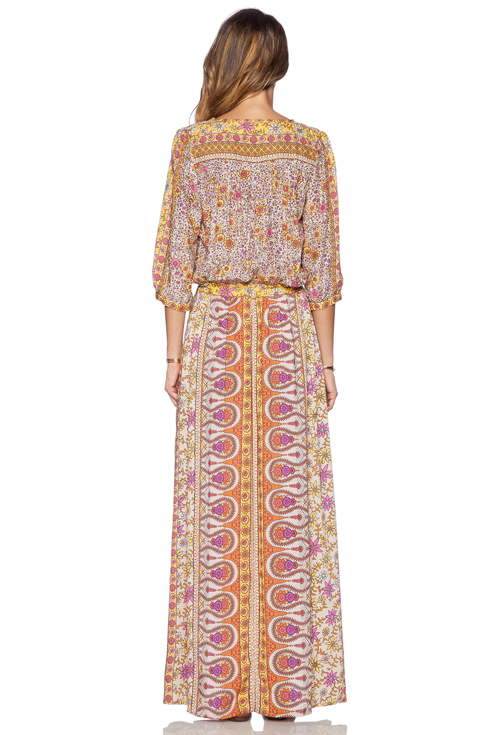 spell boho blossom maxi dress
