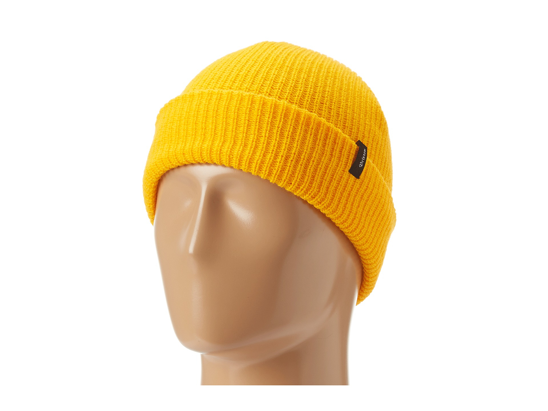 brixton orange beanie