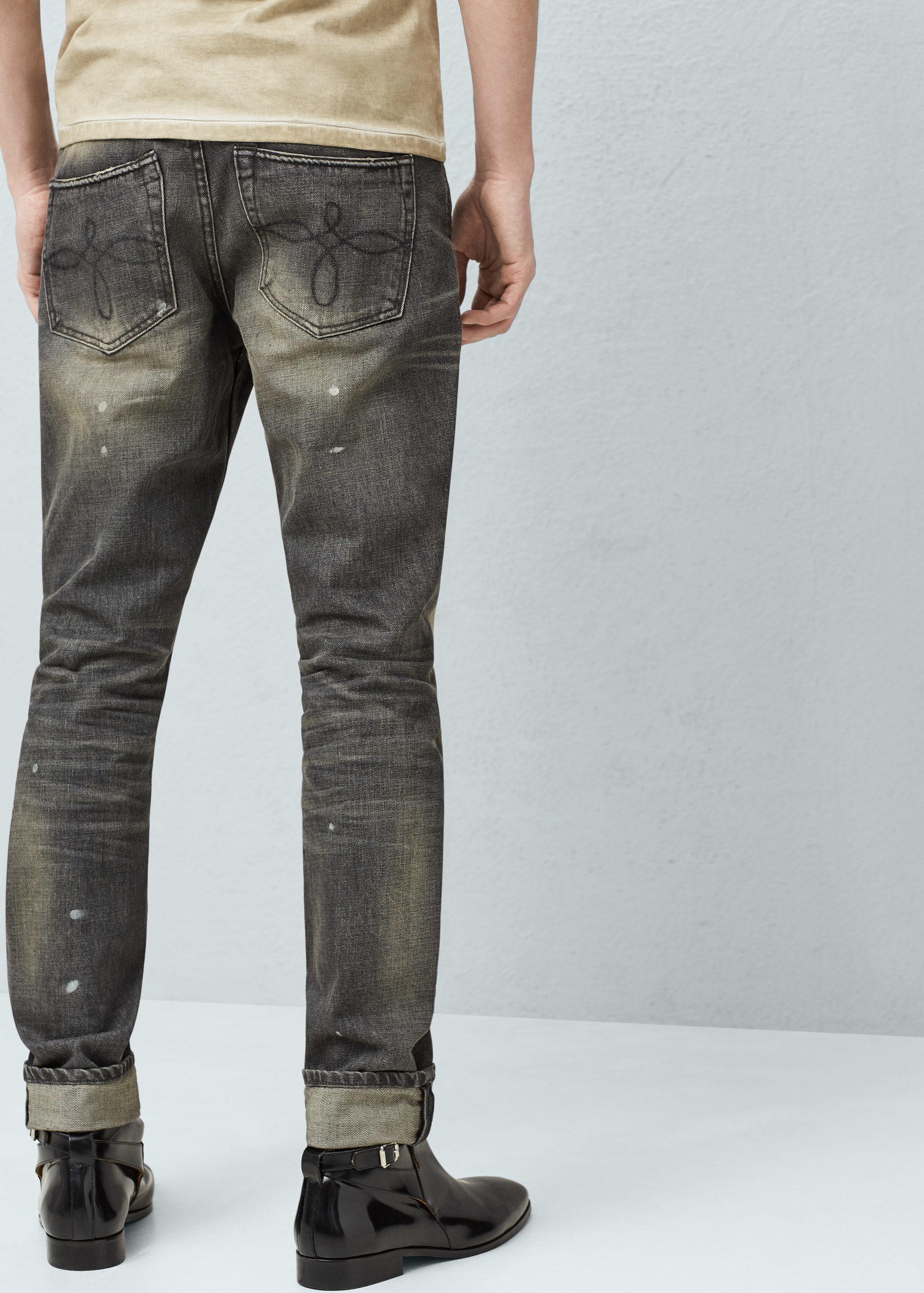 mango straight vintage jeans