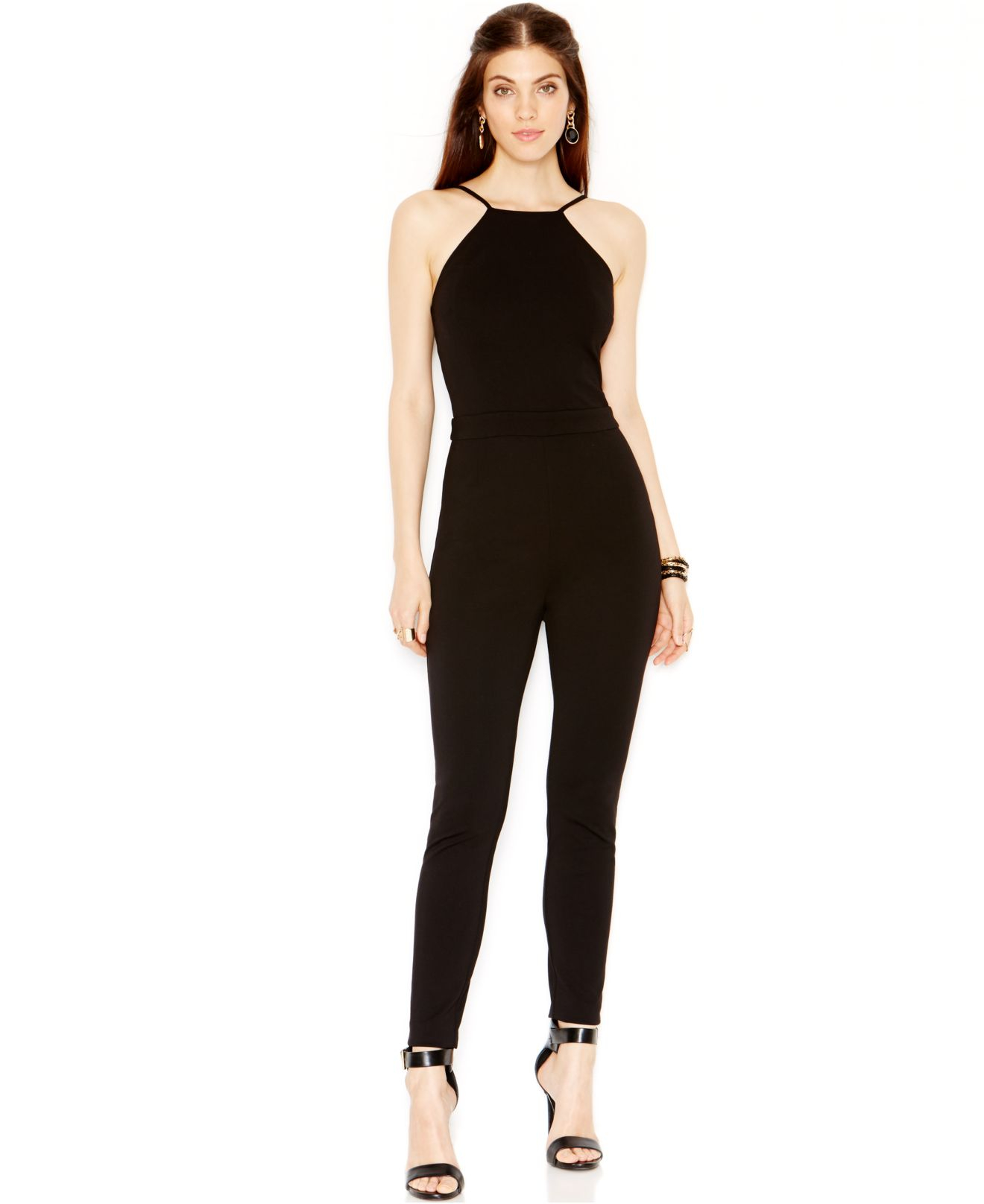 guess black jumpsuit