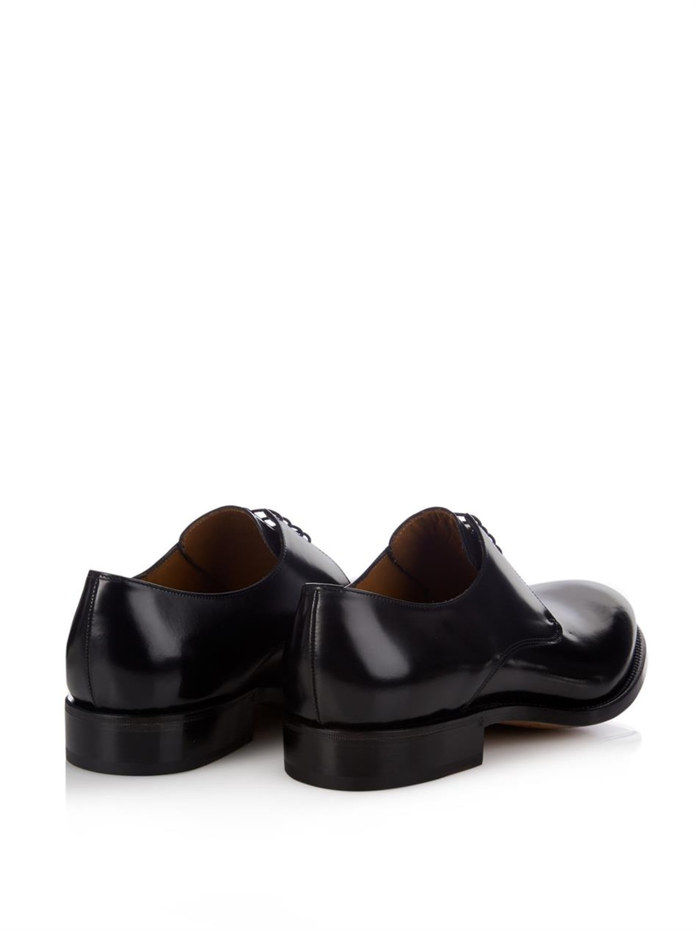 Dior Homme Black Leather Derby Shoes Dior Homme Black Leather Derby Shoes