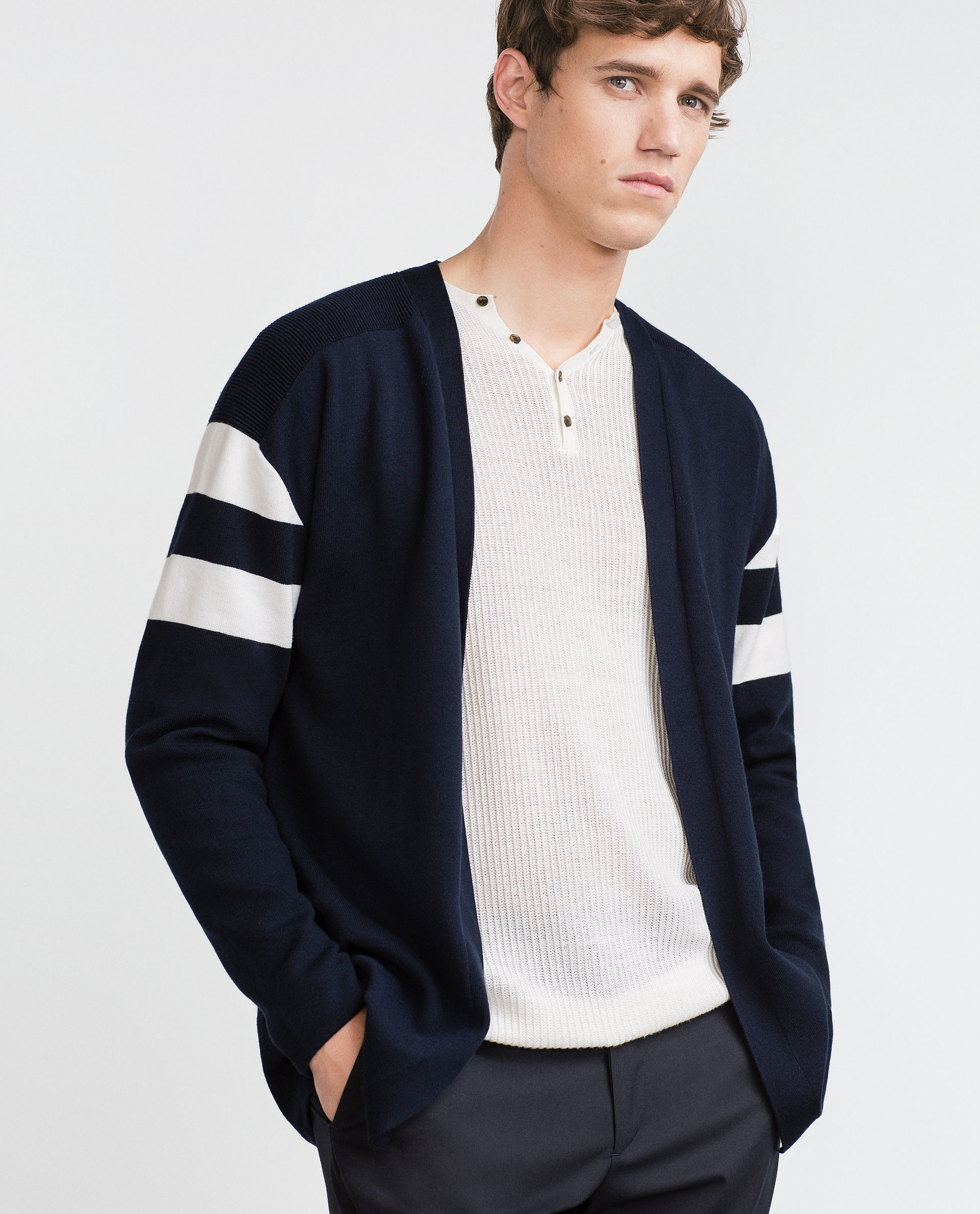zara blue jacket mens