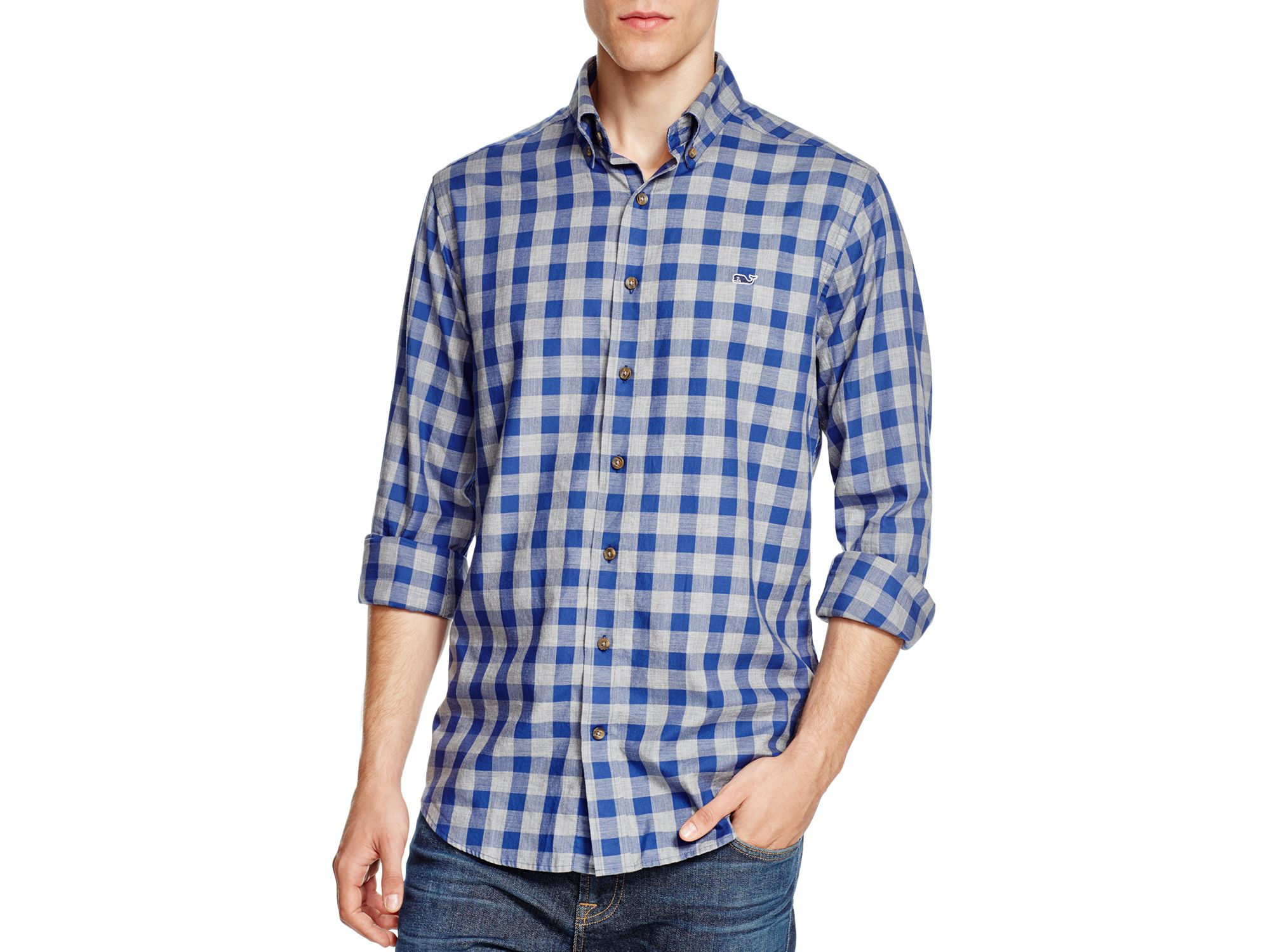 vineyard vines slim fit whale shirt