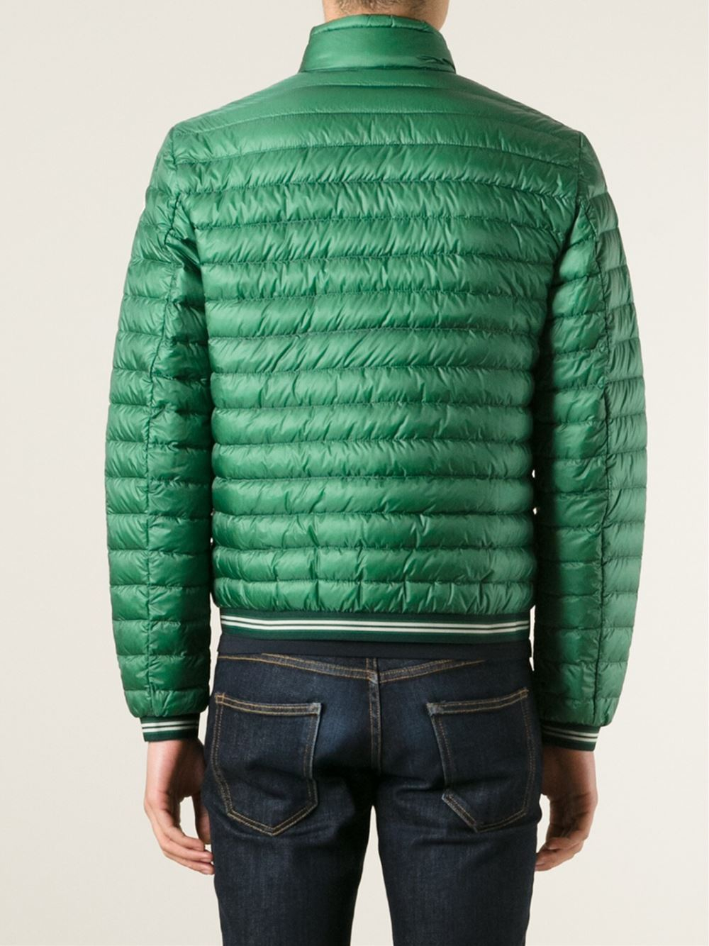 Moncler 'david' Padded Jacket in Green for Men | Lyst