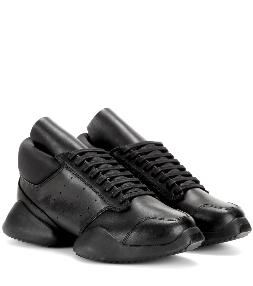 Rick Owens Runner Leather Sneakers in 