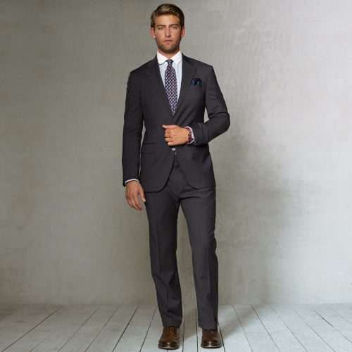 Polo Ralph Lauren Charcoal Glen Plaid Suit in Black for Men | Lyst