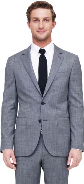 Club Monaco Grant Italian Wool Suit Blazer in Gray for Men (Grey Mix ...