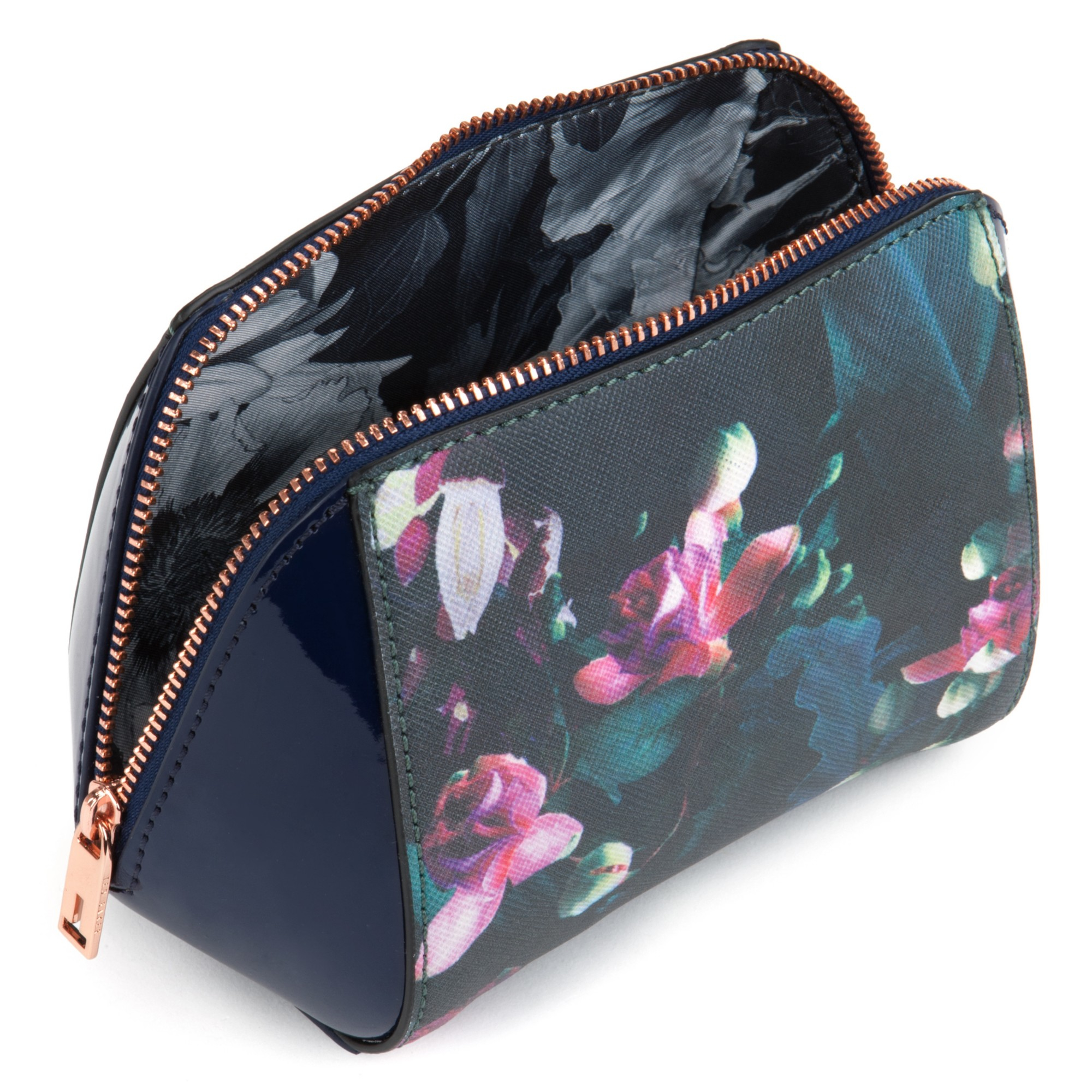 ted baker black floral purse