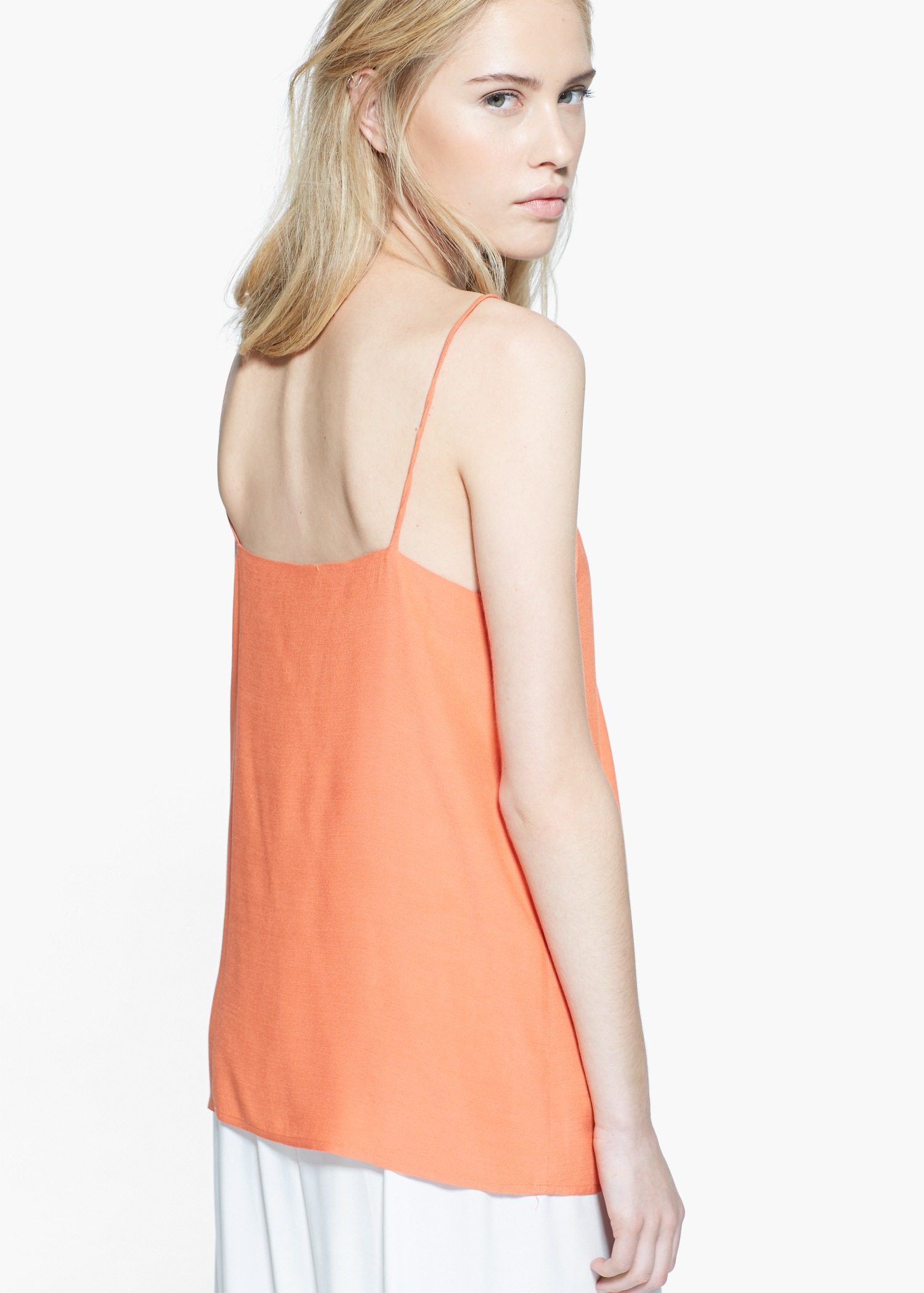 mango spaghetti strap top