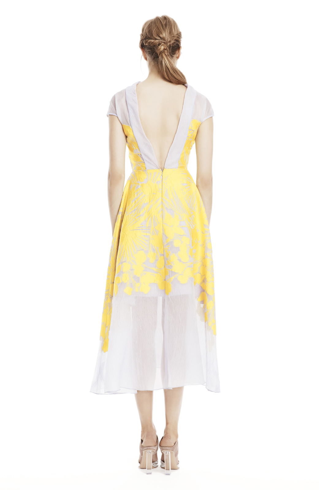 lela rose yellow dress
