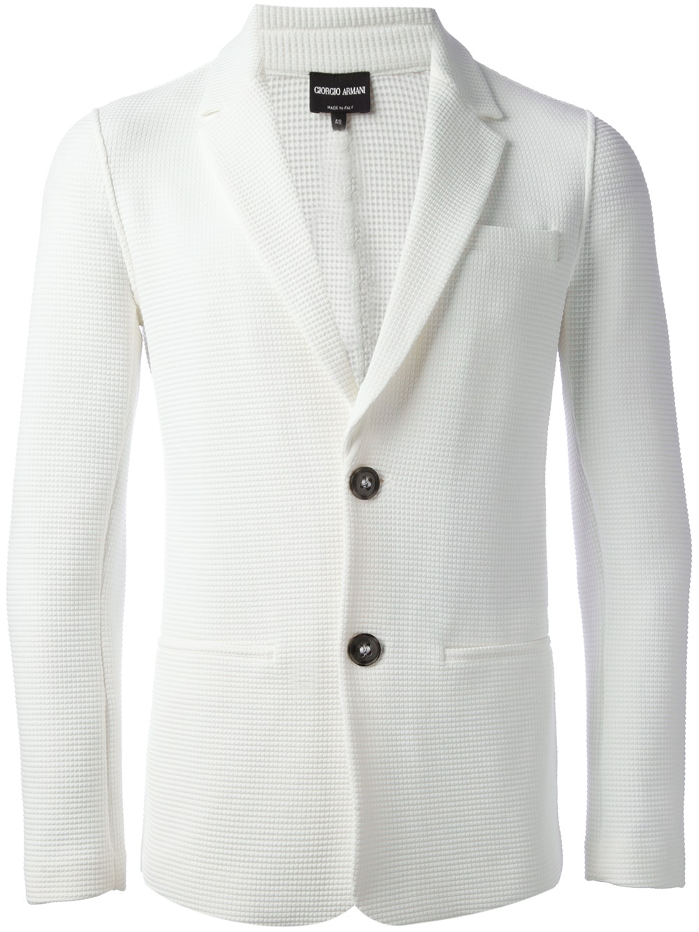 armani white coat