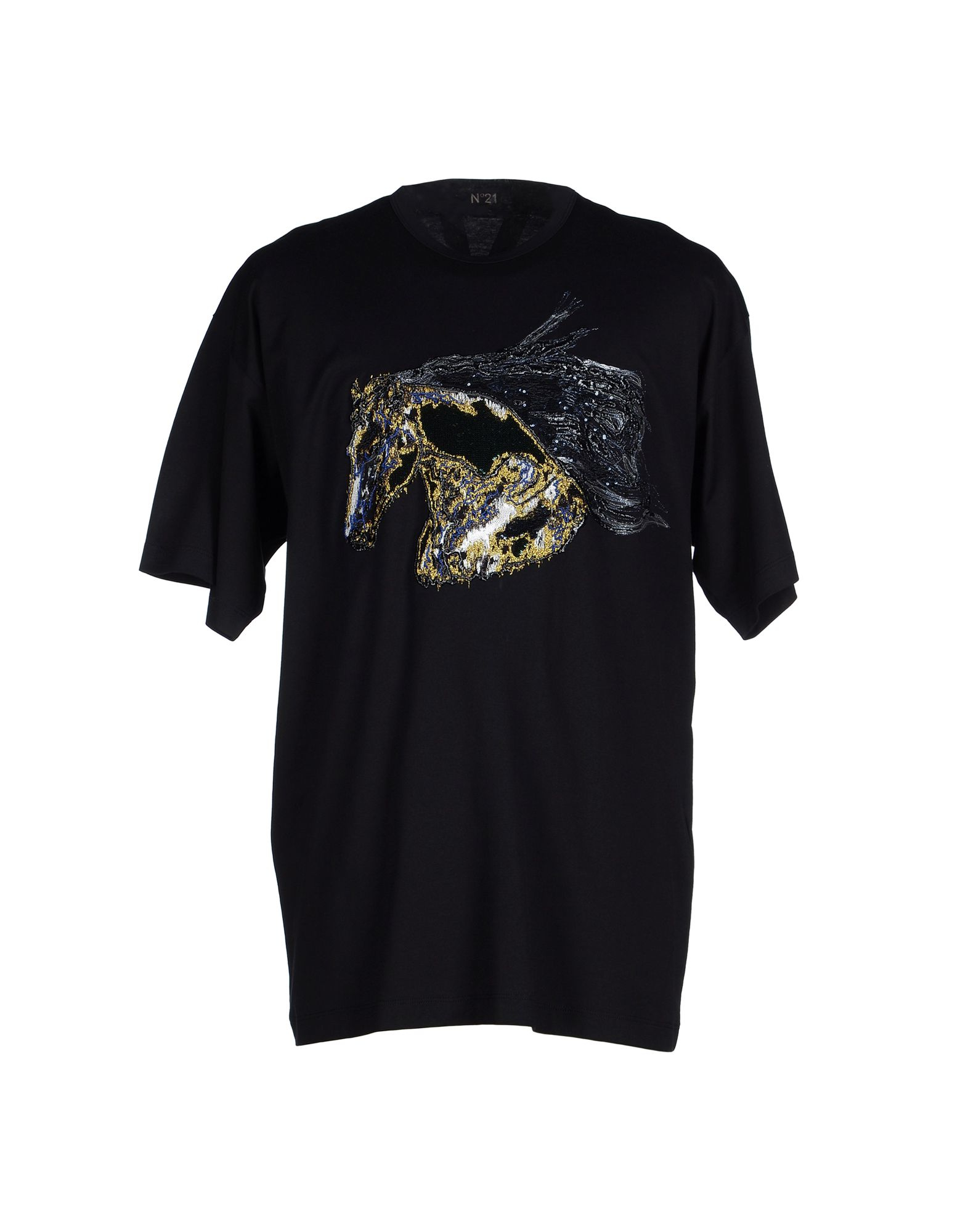 n 176 21 t shirt in black for lyst n 176 21 t shirt in black for lyst