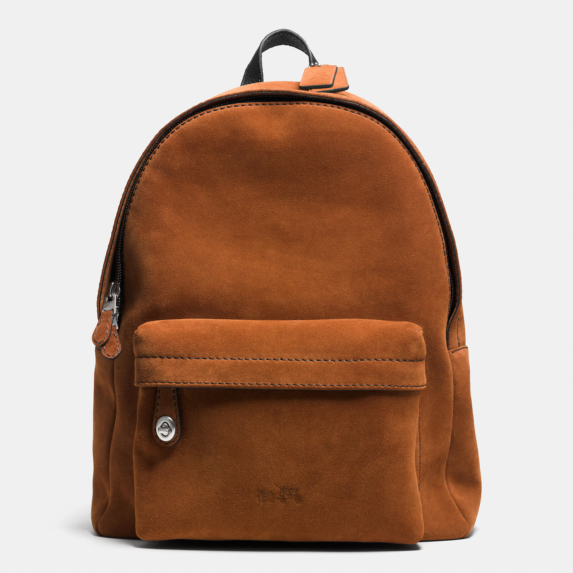 suede backpack mens