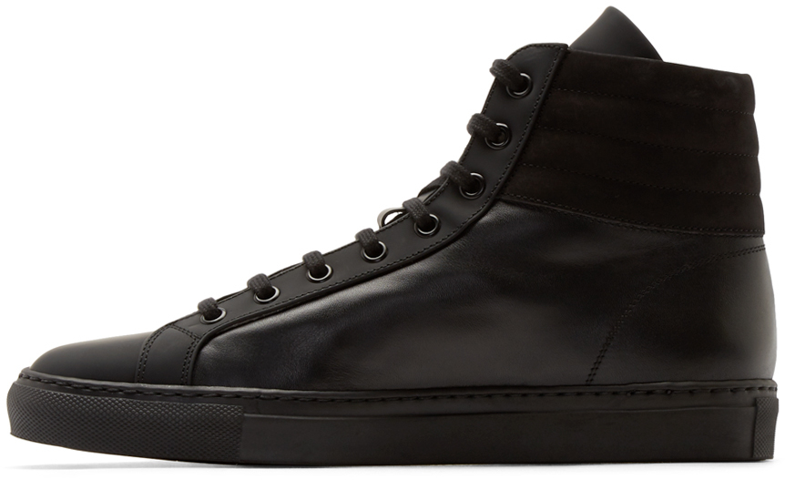 common projects black high top