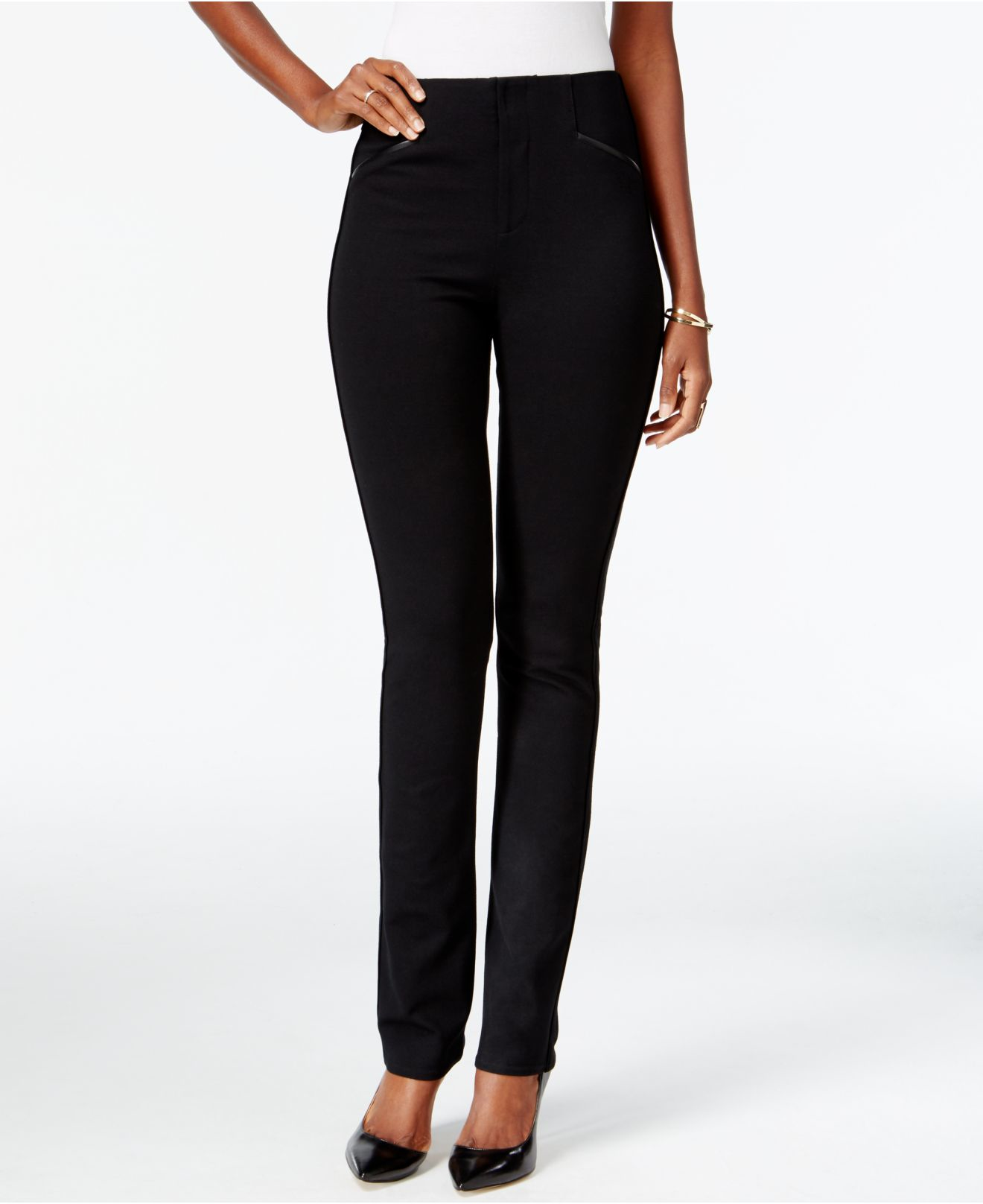 inc curvy fit straight leg jeans