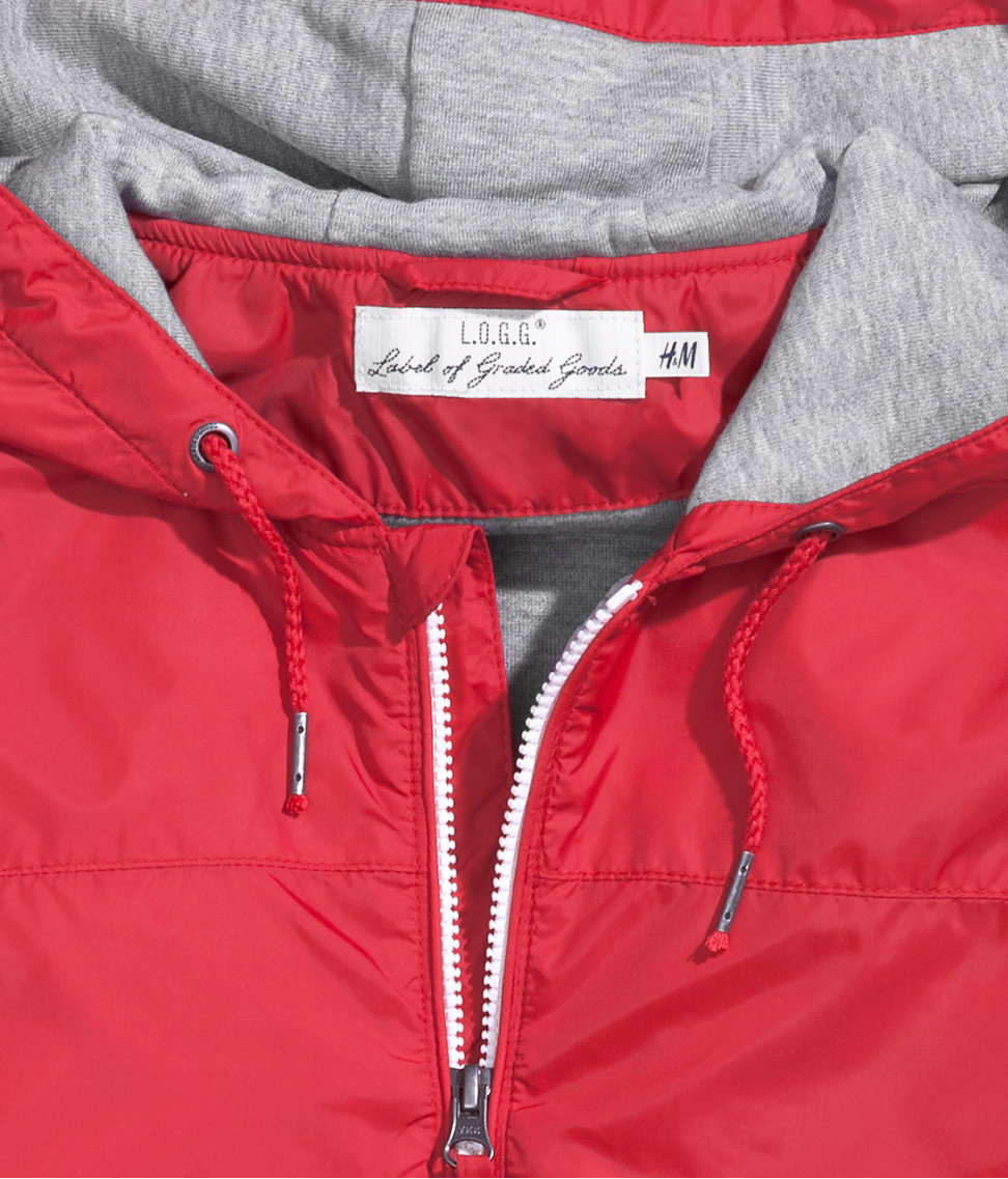 H\u0026M Nylon Jacket in Red for Men | Lyst