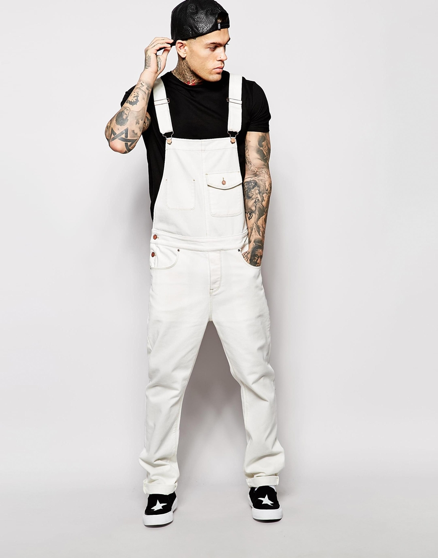 male denim dungarees