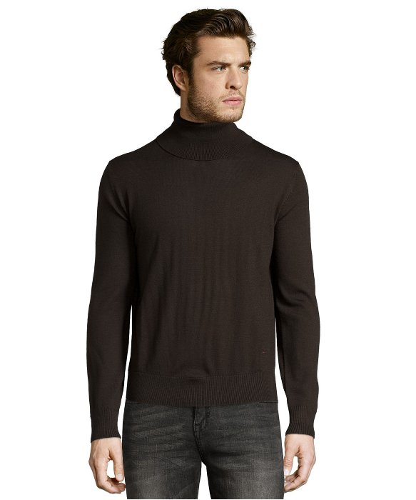 Lyst - Valentino Men's Turtleneck Sweater Dark Brown in Brown for Men