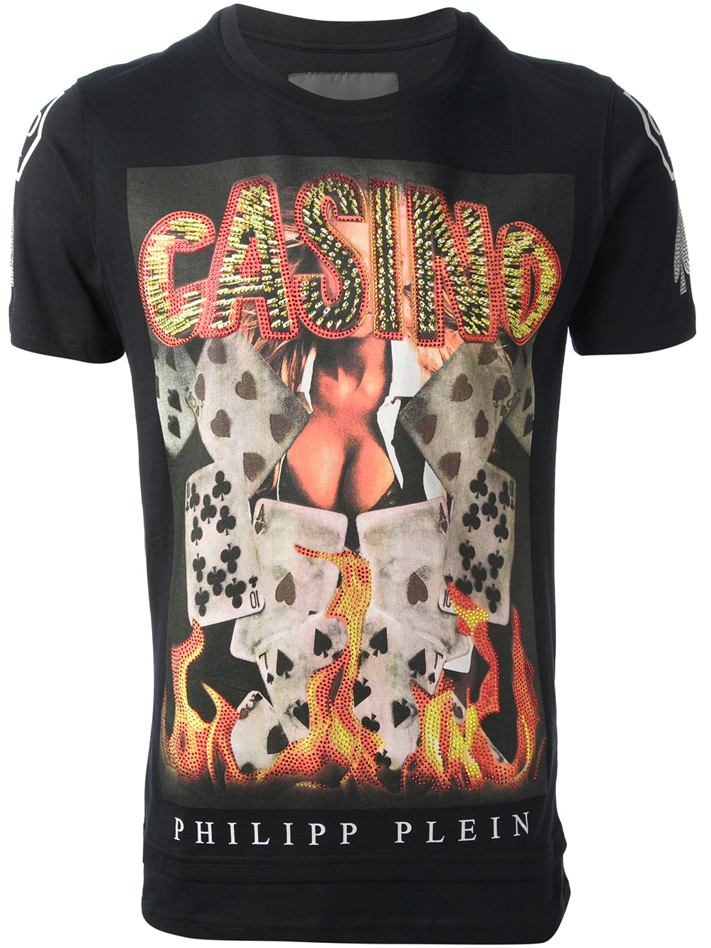 Philipp Plein Casino Print Tshirt in 