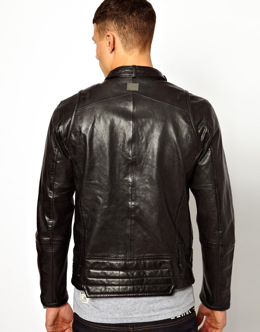 g star leather jacket