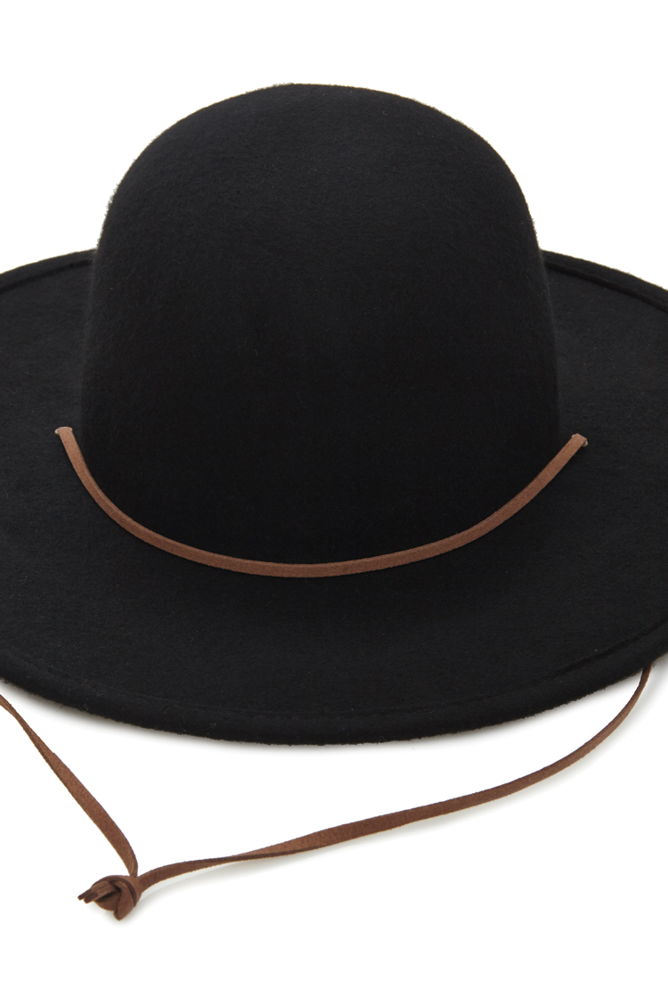 Lyst Forever 21 Men Widebrim Wool Hat in Black